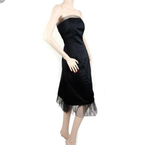 Burberry Dresses & Skirts - 🙀 Burberry Dress Black Strapless with Tulle